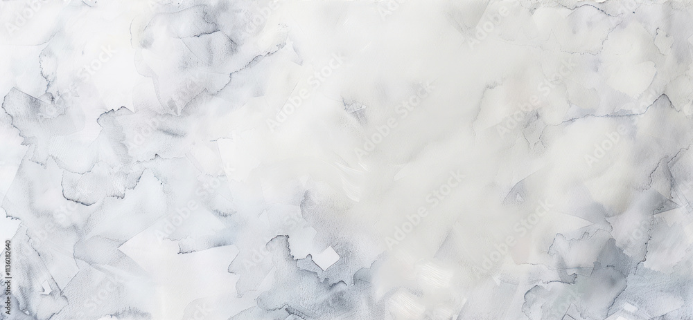 Poster a smooth abstract design featuring soft white and gray tones resembling a marble texture.