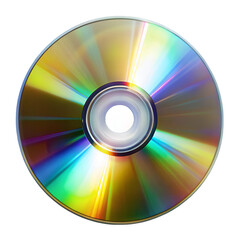 CD glare isolated on transparent background