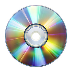 CD glare isolated on transparent background