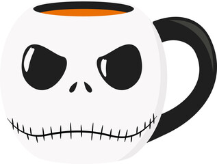 Halloween Mug Illustration