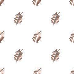 Pantone pattern 2025 fern leaf 17-1230 Mocha Mousse