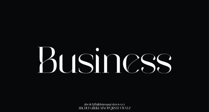 Classy elegant font, vintage type or luxury premium typeface, vector English royal alphabet. Classic typography in modern or old art deco style, serif letters for modern or retro poster font
