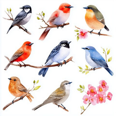 Fototapeta premium Robin on branch