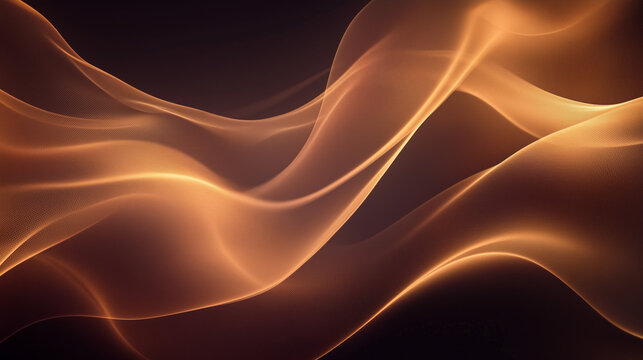 abstract brown background with waves