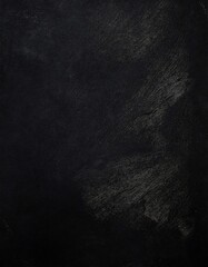 Distressed aged black paper with organic texture and faded edges showcasing unique surface details. Generative AI
