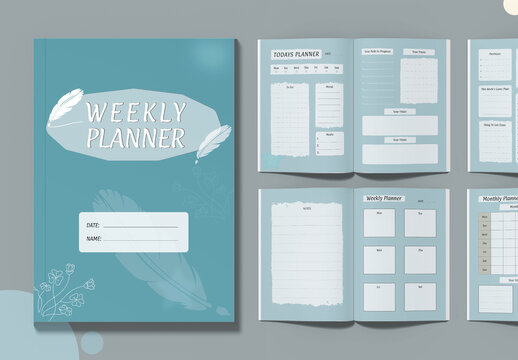 Weekly Planner Design Layout