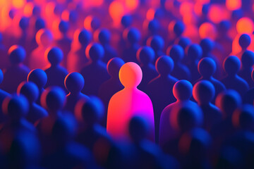 Individuality in a Crowd: A Striking Visual
