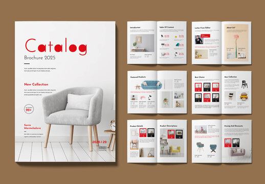 Catalog Brochure Template Layout
