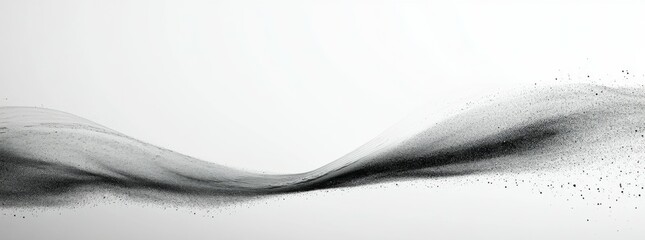 Gradient with Curved Wave Design. Created with Generative AI