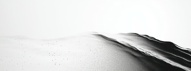 A black-to-grey gradient covering the right edge of an all-white canvas. Created with Generative AI