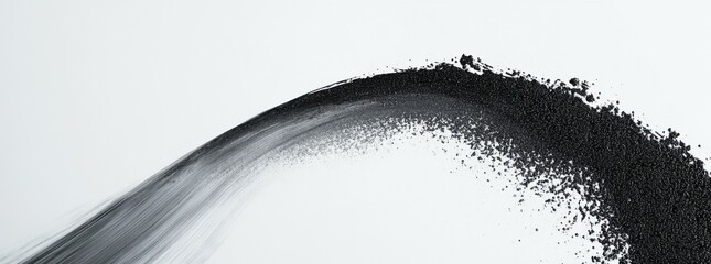 Gradient with Curved Wave Design Made With a Fine Dot Texture and Grainy Effect. Created with Generative AI