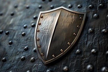 Fototapeta premium old door with rivets