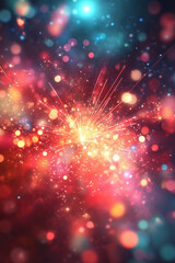 Naklejka premium background with bokeh