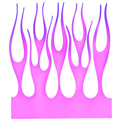 Flame design png