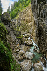 Breitachklamm, Oberstdorf, Bayern, Deutschland