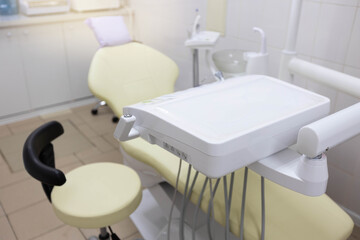 modern office in the clinic of dentistry at the dentist