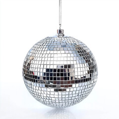 Fototapeta premium Shining party disco ball effect isolated on transparent background