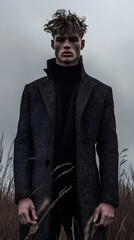 Obraz premium Modern Elegance: Male Models Redefining Style and Sophistication