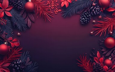 Obraz premium christmas festive holiday new year background