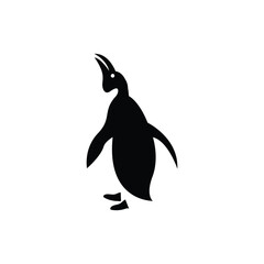 penguin logo vector illustration template design