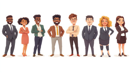 Obraz premium group of business people