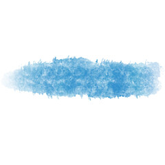 Abstract Blue Brush Stroke Graphic