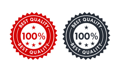 Best quality guarantee design template illustration