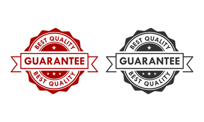 Best quality guarantee design template illustration