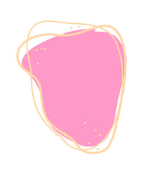 pink background with heart abstract