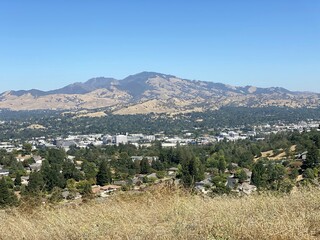 view of the top of Mount Diablo (California USA)