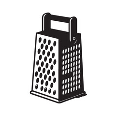 Cheese Grater silhouette vector illustration