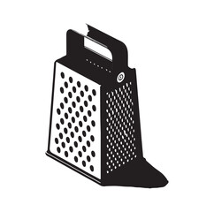 Cheese Grater silhouette vector illustration