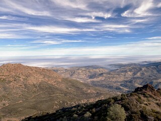 view from the top of Mount Diablo (California USA)