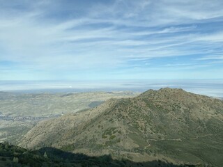 view from the top of Mount Diablo (California USA)