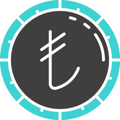 Obraz premium Turkish Lira Coin