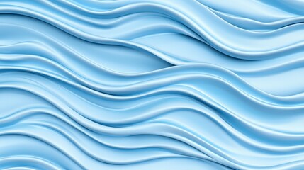 Flowing Waves of Light Blue Abstract Texture Background Design