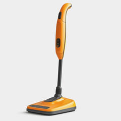 High Efficiency Electric Mop Vacuum Cleaner on White Background for Home Cleaning and Maintenance Purposes Ideal for Commercial Use