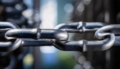 Naklejka premium Strong Chain Link Design