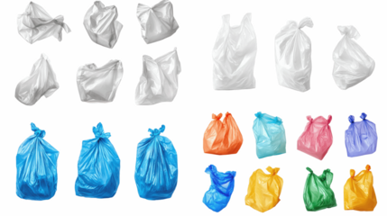 Colorful Plastic Bags: Environmental Concerns and Solutions