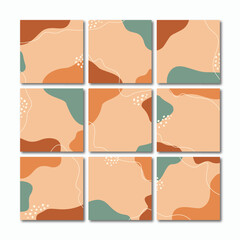 abstract square background vector