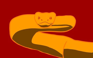 Snake of 2025, Year of the Snake, Chinese Zodiac Art, Lunar New Year Snake, Fiery Serpent Design, Zodiac Snake Illustration, Modern Snake Symbol, Abstract Snake Art, Elegant Snake Artwork