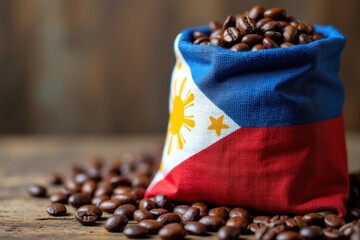 Premium Coffee Beans from Philippines. Generative AI