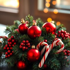Obraz premium christmas tree decorations