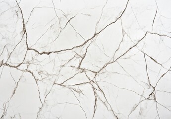 Abstract White Marble Texture with Grey Veins Background