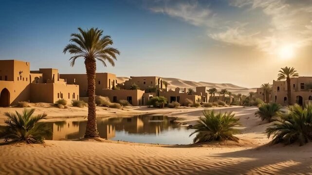 stunning dakhla oasis city in egypt

