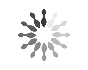 Loading bar status icon. Vector illustration. Vector loaded icons. Download progress. Donload or Upload.