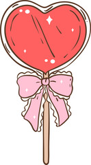 Valentine's Day Sweet Treats Vector Illustration