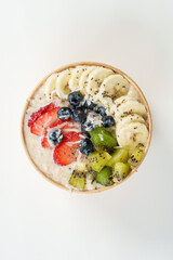 Oatmeal with fruits
