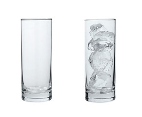 ガラス製のコップ