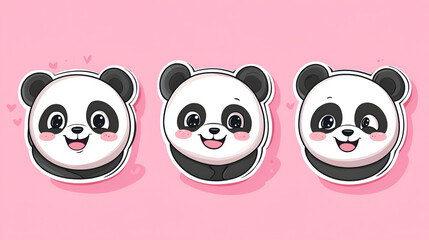 cute little panda illustration.ai generative